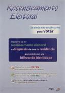 Recenseamento eleitoral: se ainda não está inscrito para votar