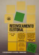 Recenseamento eleitoral: atualização: 2 a  31 de Maio 1990